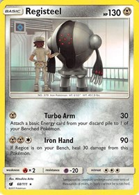 Registeel 68/111 · Reverse Holo