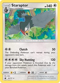 Staraptor 83/111 · Reverse Holo