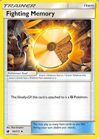 Fighting Memory 94/111 Crimson Invasion Reverse Holo Pokémon card