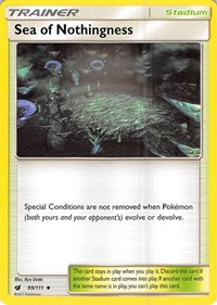 Sea of Nothingness 99/111 Crimson Invasion Reverse Holo Pokémon card