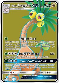 Alolan Exeggutor GX Full Art 107/111