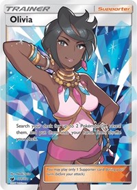 Olivia Full Art 111/111 Crimson Invasion Pokémon card