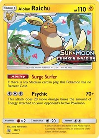Alolan Raichu (Prerelease) SM72