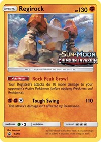 Regirock (Prerelease) SM74