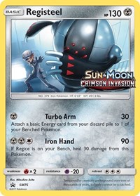 Registeel (Prerelease) SM75