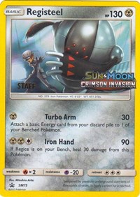 Registeel (Prerelease) [Staff] SM75