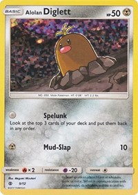 Alolan Diglett 009/012
