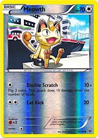 Meowth (Mirror Reverse Holo) 080/099 · Reverse Holo
