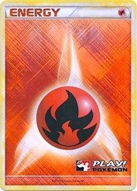 Fire Energy (2010 Play! Pokemon) League & Championship Cards Pokémon card