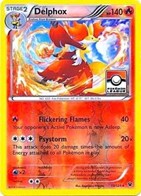 Delphox (Pokemon League) 013/124 · Reverse Holo