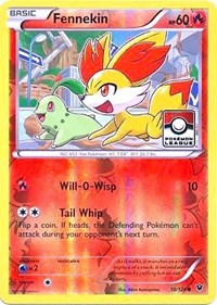 Fennekin (Pokemon League) 010/124 · Reverse Holo