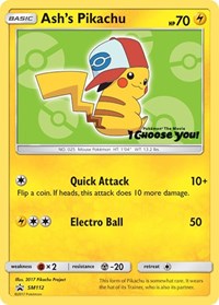 Ash's Pikachu SM112