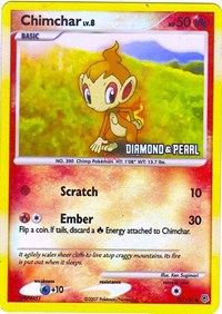 Chimchar [Diamond & Pearl] 076/130 · Reverse Holo