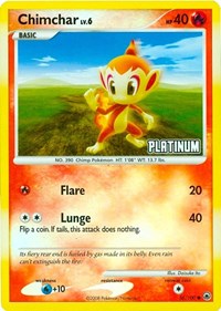 Chimchar [Platinum] 056/100 · Reverse Holo