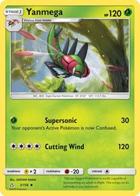 Yanmega 3/156 · Reverse Holo
