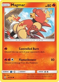 Magmar 18/156 · Reverse Holo