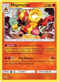 Magmortar 19/156 · Reverse Holo
