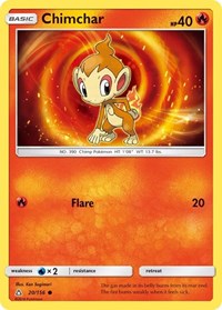 Chimchar 20/156 · Reverse Holo