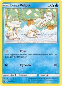 Alolan Vulpix 30/156 · Reverse Holo