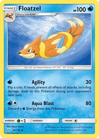 Floatzel 36/156 · Reverse Holo