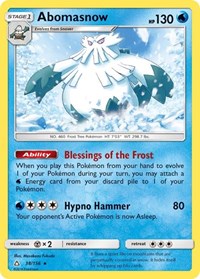 Abomasnow 38/156 · Reverse Holo