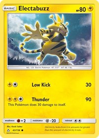 Electabuzz 43/156 · Reverse Holo