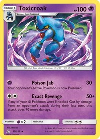 Toxicroak 57/156 · Reverse Holo