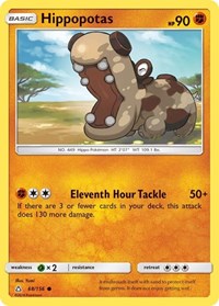 Hippopotas 68/156 · Reverse Holo