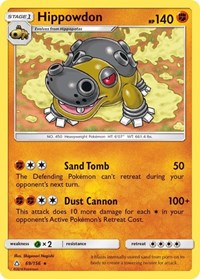 Hippowdon 69/156 · Reverse Holo