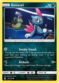 Sneasel 73/156 · Reverse Holo