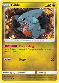 Gible 97/156 · Reverse Holo