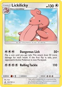 Lickilicky 103/156 · Reverse Holo