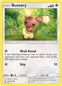 Buneary 106/156 · Reverse Holo