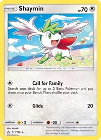 Shaymin 111/156 · Reverse Holo