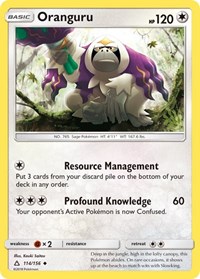 Oranguru 114/156 · Reverse Holo