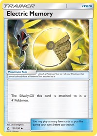 Electric Memory 121/156 Ultra Prism Reverse Holo Pokémon card