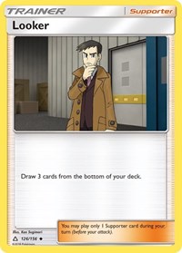 Looker 126/156 Ultra Prism Reverse Holo Pokémon card