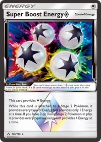 Super Boost Energy Prism Star 136/156 Ultra Prism Pokémon card