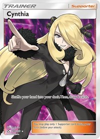 Cynthia Full Art 148/156 Ultra Prism Pokémon card