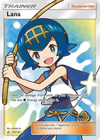Lana Full Art 150/156 Ultra Prism Pokémon card