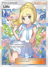Lillie Full Art 151/156 Ultra Prism Pokémon card