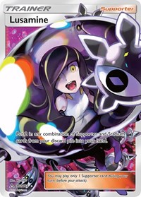 Lusamine Full Art 153/156 Ultra Prism Pokémon card
