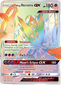 Dawn Wings Necrozma GX (Secret Rare) 161/156