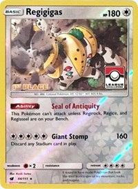 Regigigas (League Challenge) [1st Place] 084/111 · Reverse Holo