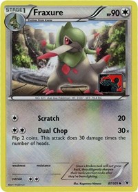 Fraxure (League Promo) 087/101 · Reverse Holo