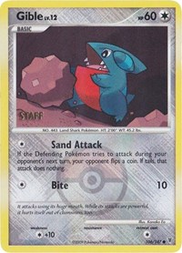 Gible (Championship Promo) [Staff] 106/147 · Reverse Holo