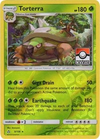 Torterra (Pokemon League) 009/156 · Reverse Holo