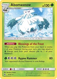 Abomasnow 4/131 · Reverse Holo