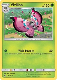 Vivillon 8/131 · Reverse Holo