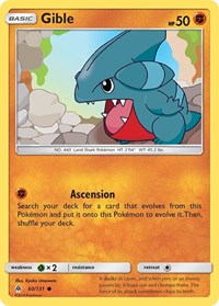 Gible 60/131 · Reverse Holo